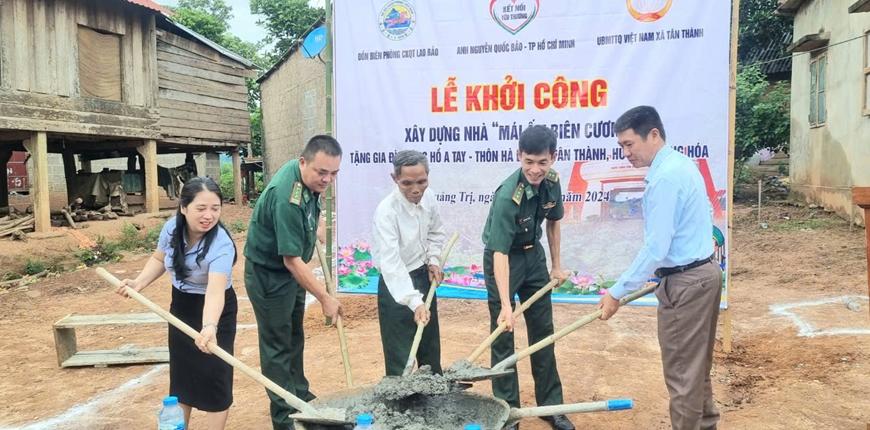 Khởi công xây dựng Nhà “Mái ấm Biên cương”